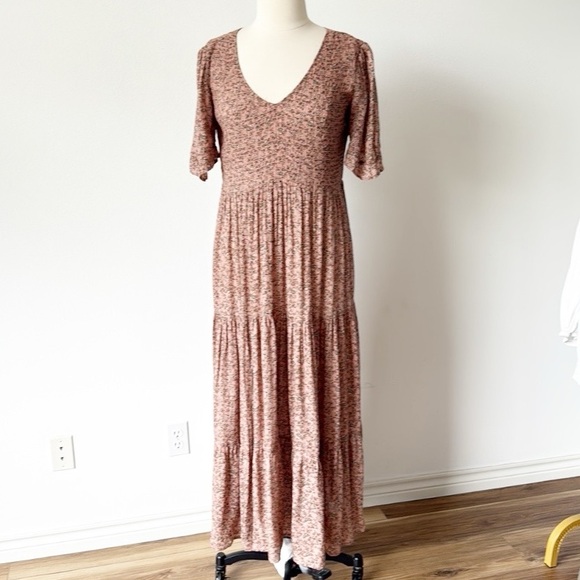 Christy Dawn | Dresses | Christy Dawn Pink Smocked Tiered Maxi Dress ...